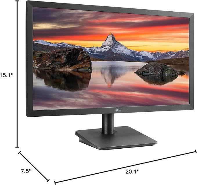 مانیتور ال جی مدل 22MR410-B سایز 22 اینچ نمای ۴