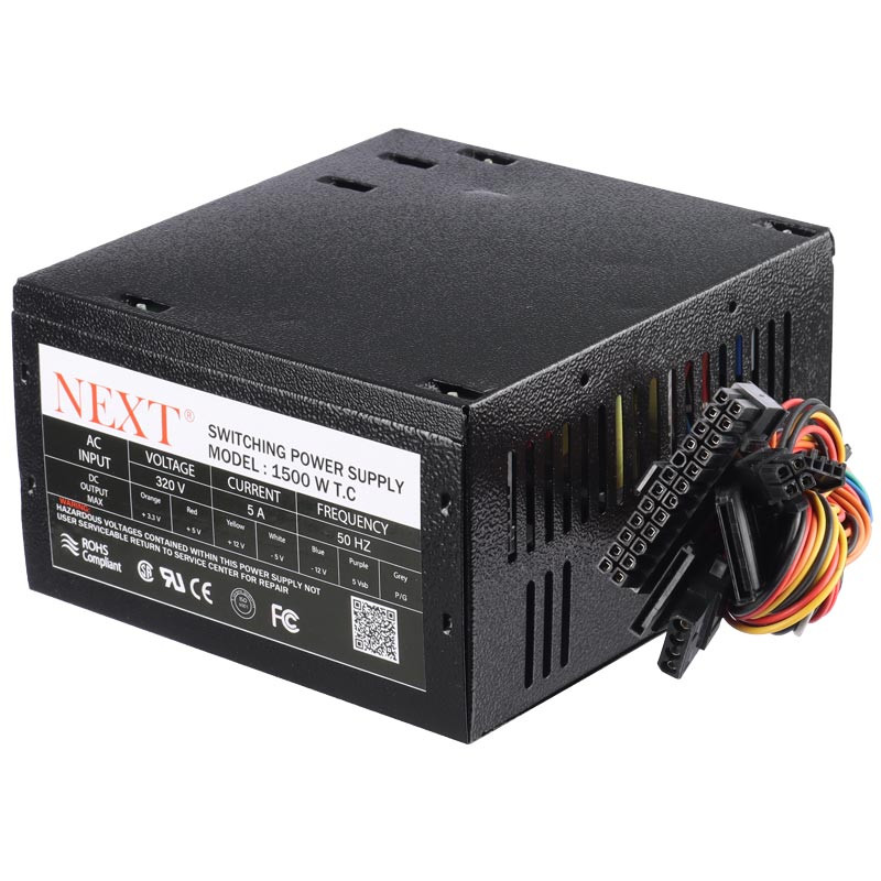 منبع تغذیه کامپیوتر NEXT مدل 1500W.TC ظرفیت 230W فن کوچک - آی تی مارکت نمای ۲